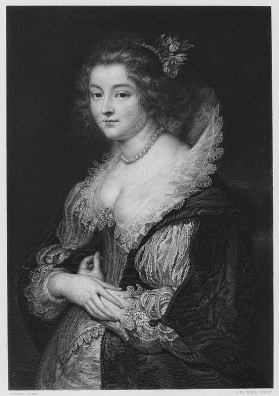 The Wife of Rubens, from the Picture in the Royal Collection by Peter Paul after Rubens