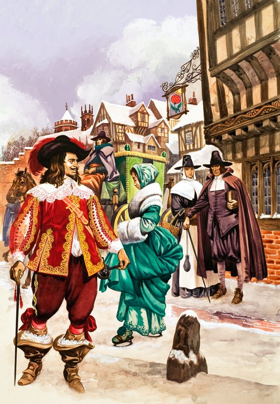 Cavalier in 17th Century London by Peter Jackson