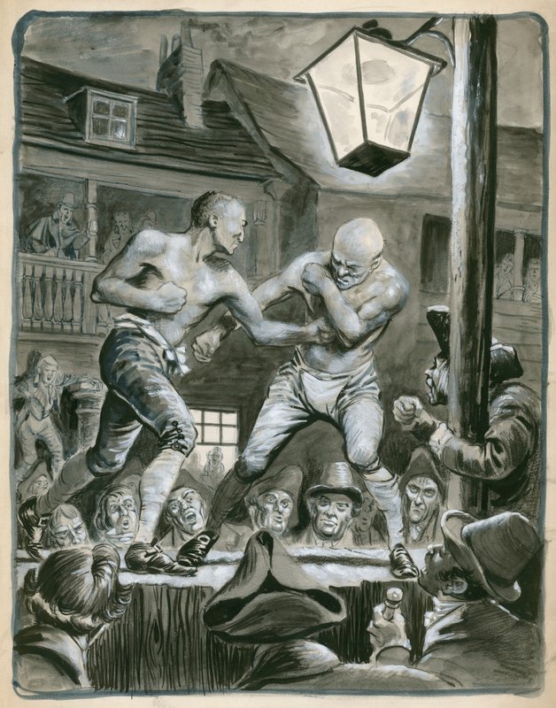 Street Bare Knuckle Fight by Peter Jackson
