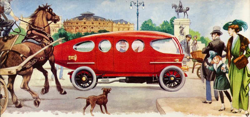 The Ricotti Torpedo Car of 1913 was years ahead of its time by Peter Jackson