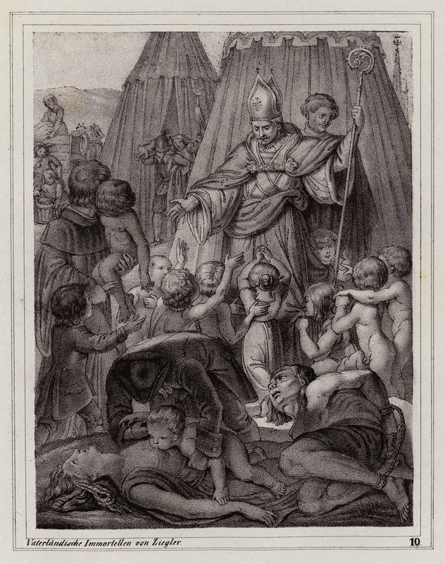 Second Siege of Vienna by the Turks by Peter Johann Nepomuk Geiger