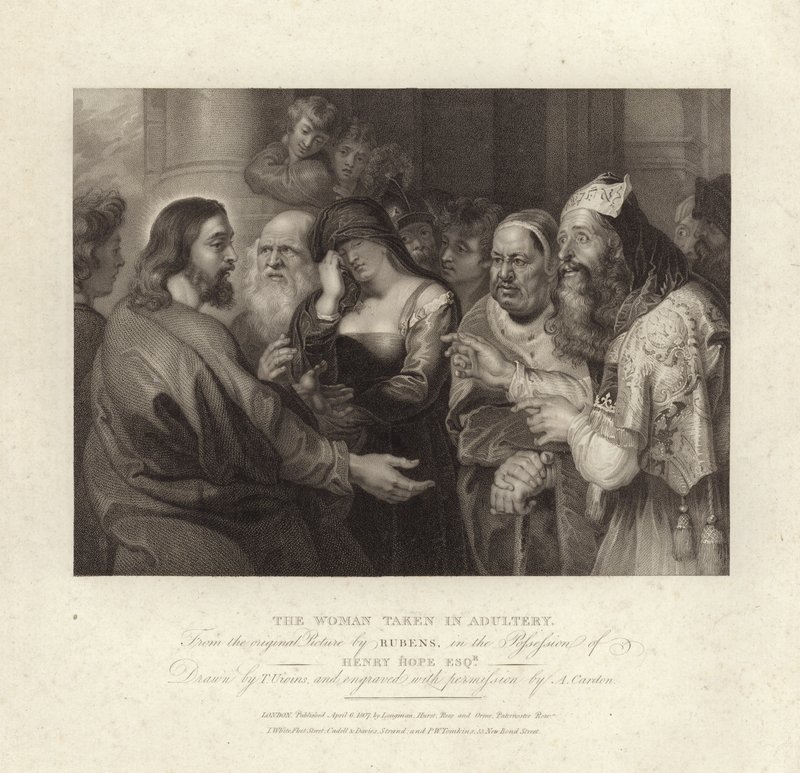The Woman Taken in Adultery by Peter Paul Rubens