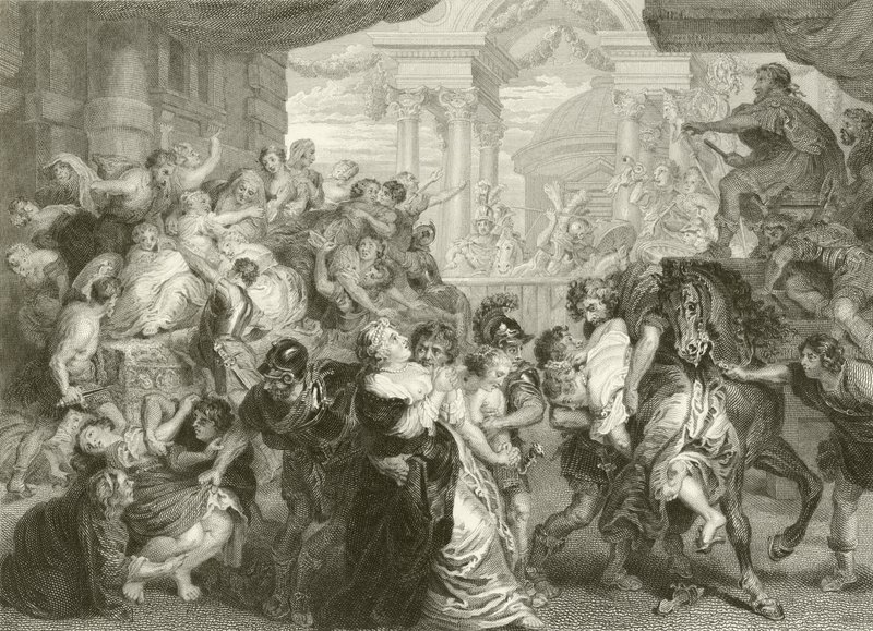 The Rape of the Sabines by Peter Paul Rubens