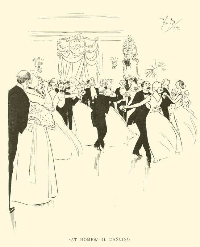 Cartoon by Phil May, from the 1890s by Phil May
