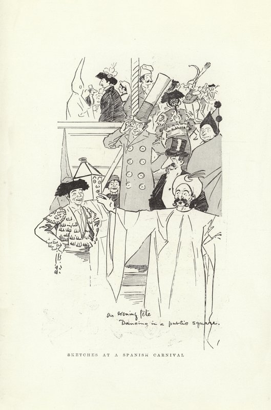 Sketches at a Spanish Carnival by Phil May