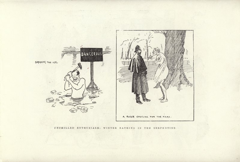 Unchilled Enthusiasm, Winter Bathing in the Serpentine by Phil May