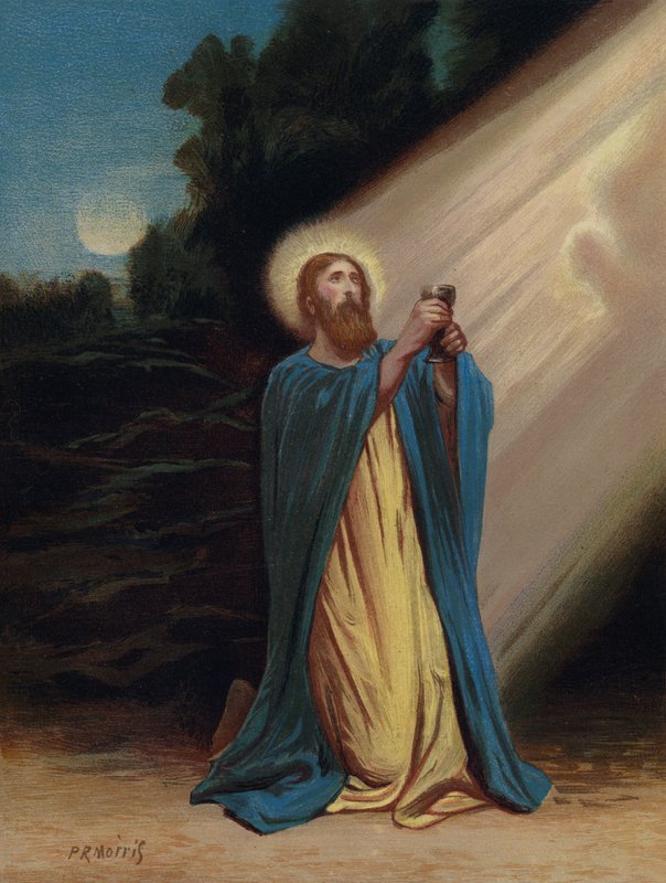 Christ in the garden, Gethsemane by Philip Richard Morris