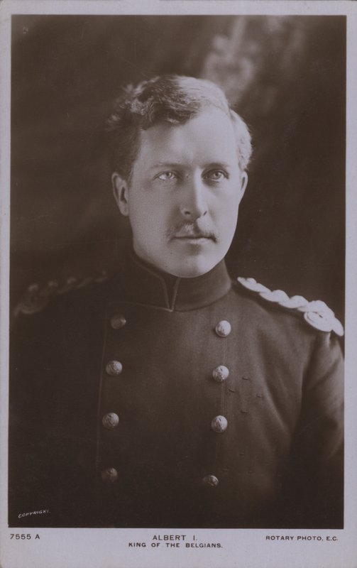 Albert I, King of Belgium by Photographer Belgian