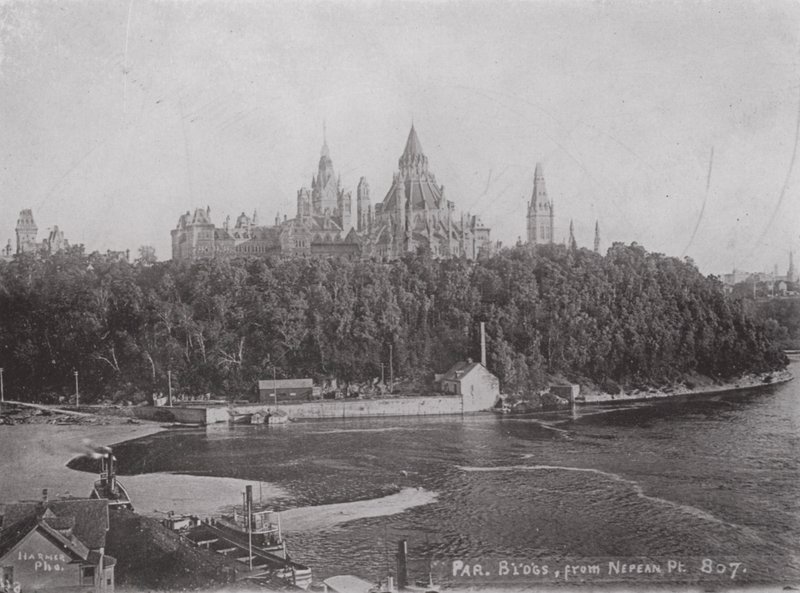 The Parliament Buildings, Ottawa, from Nepean Point by Photographer Canadian