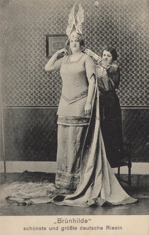 Brunhilde, the most beautiful and tallest German giantess by Photographer German