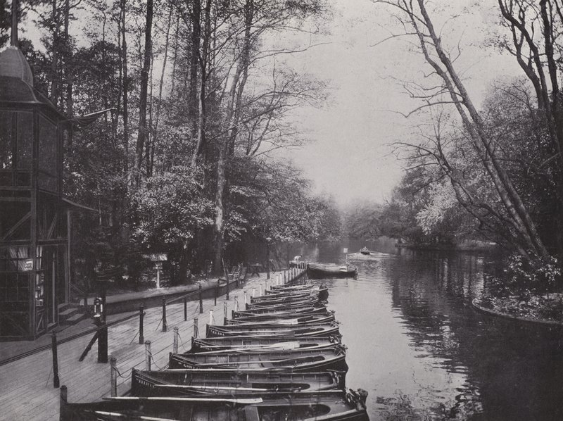 Im Tiergarten, Bootstation am Neuen See by Photographer German