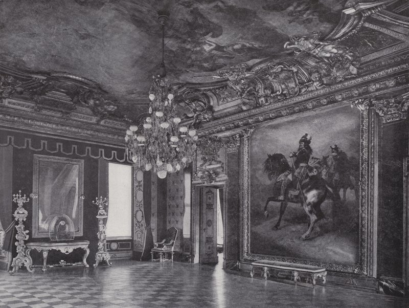 Royal Palace, The Red Eagle Room by Photographer German