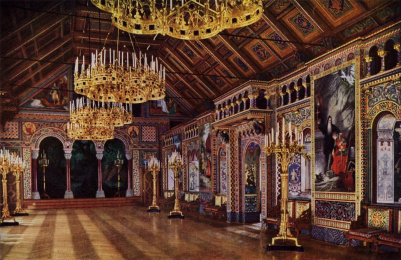 Neuschwanstein Castle: Sangerfaal, Galeriefeite by Photographer German