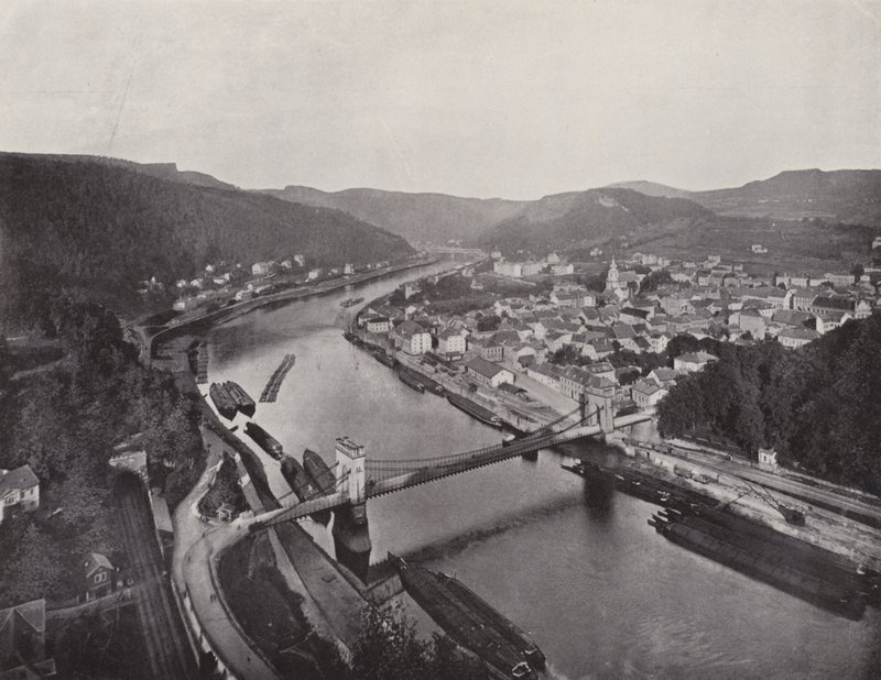 Panorama of Tetschen by Photographer German