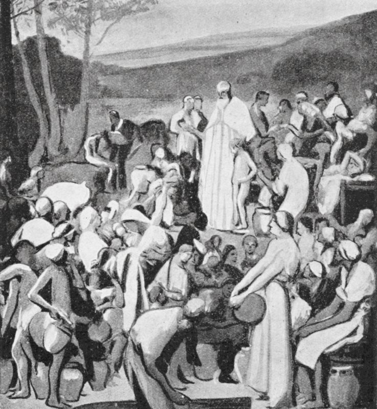 St Denis Preaching to the Gauls by Pierre-Victor Galland