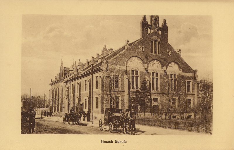 Krakow-Krakau: Gmach Sokola by Polish Photographer