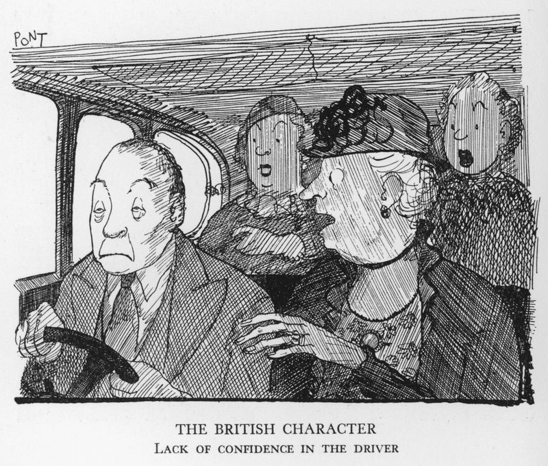 The British Character, Lack of Confidence in the Driver by Pont