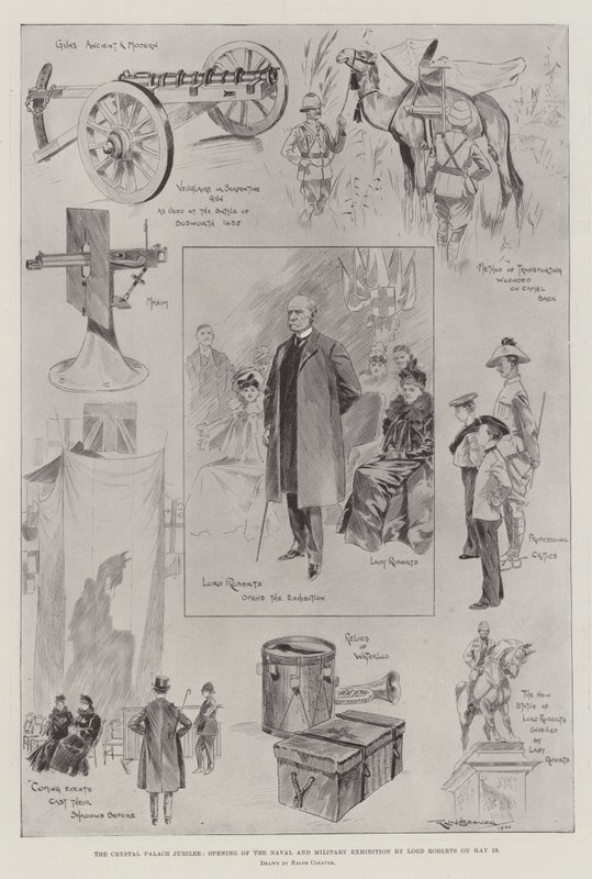 The Crystal Palace Jubilee, Opening of the Naval and Military Exhibition by Lord Roberts on 23 May by Ralph Cleaver