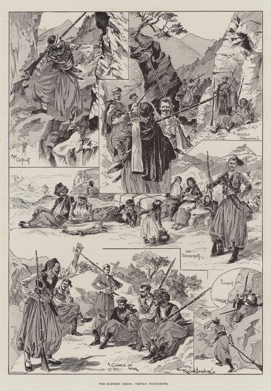 The Eastern Crisis, Cretan Insurgents by Ralph Cleaver