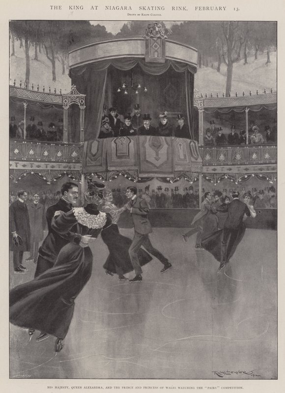 The King at Niagara Skating Rink, 13 February by Ralph Cleaver