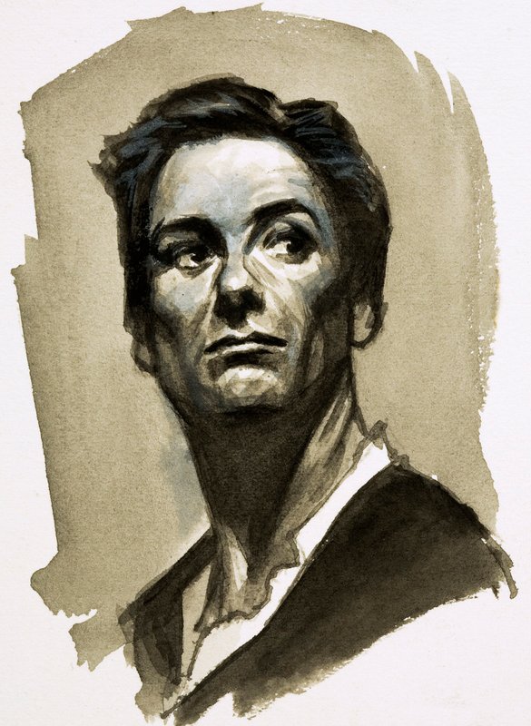 Sir John Gielgud as Hamlet by Ralph Bruce