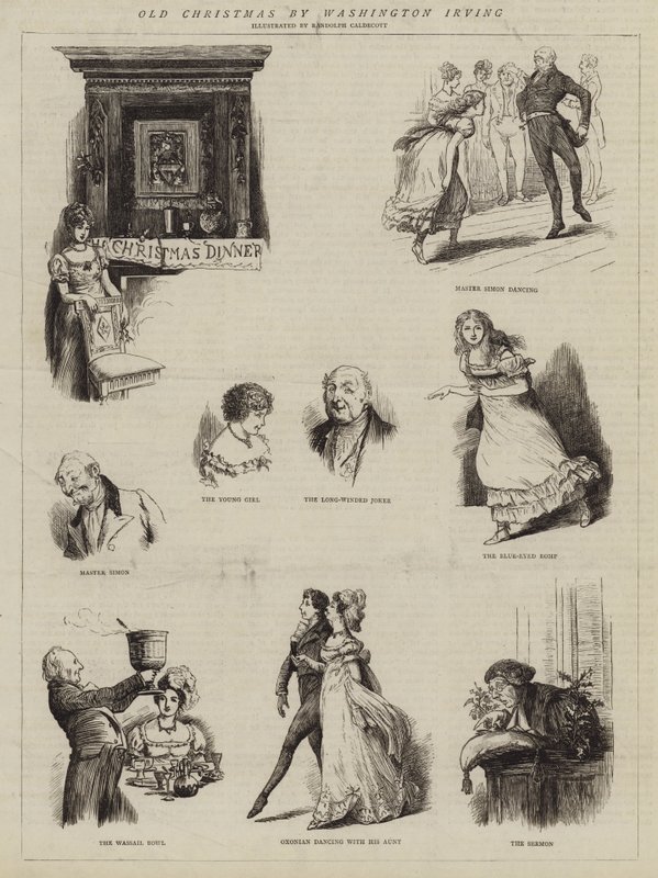 Old Christmas by Washington Irving by Randolph Caldecott