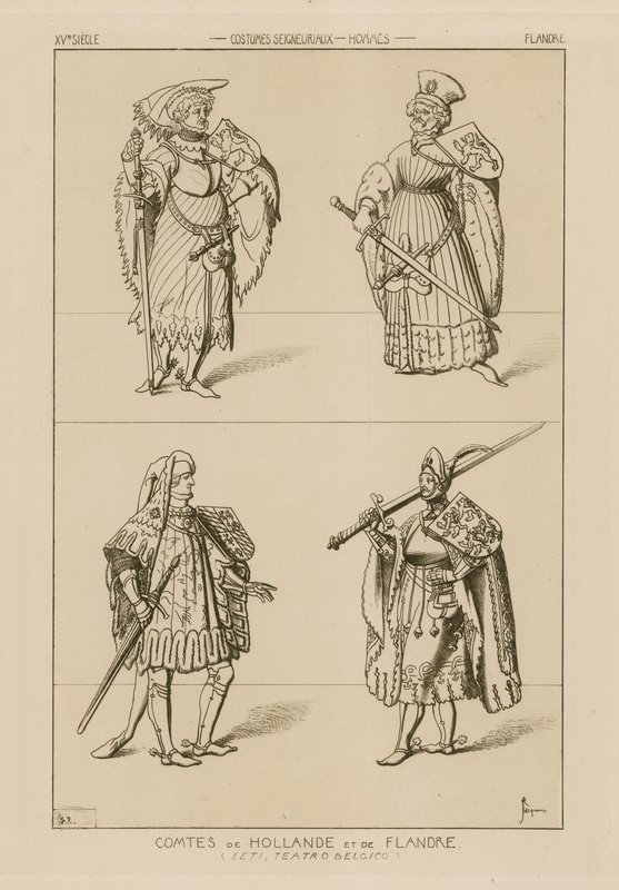 Counts of Holland and Flanders by Raphael Jacquemin