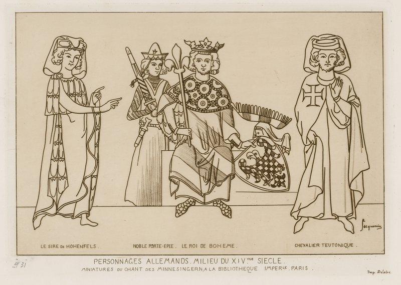 German People in the Mid 14th Century by Raphael Jacquemin