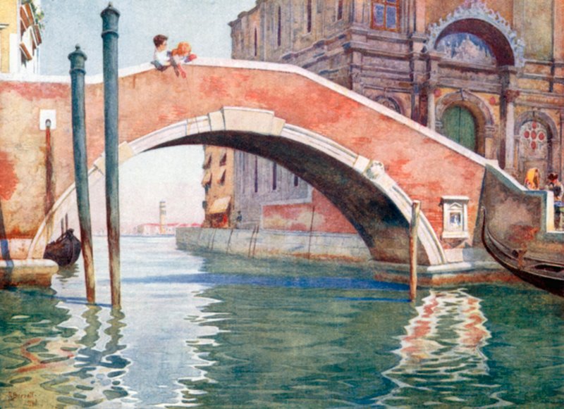 A Venetian Bridge by Reginald Barratt