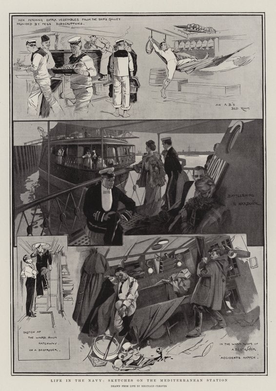 Life in the Navy, Sketches on the Mediterranean Station by Reginald Thomas Cleaver