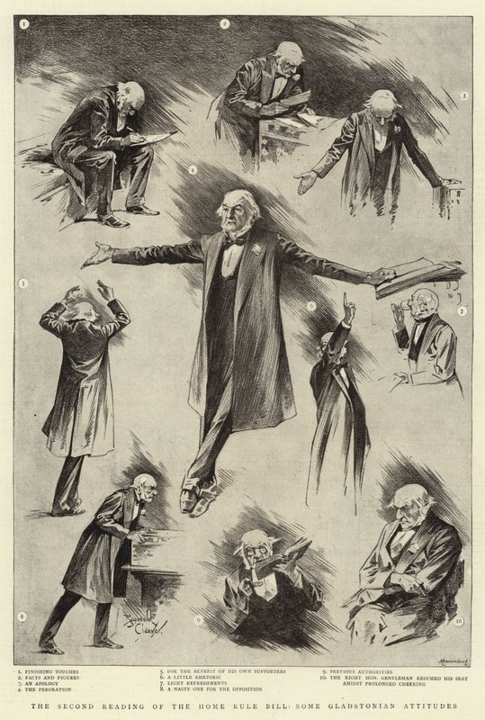 The Second Reading of the Home Rule Bill, some Gladstonian Attitudes by Reginald Thomas Cleaver