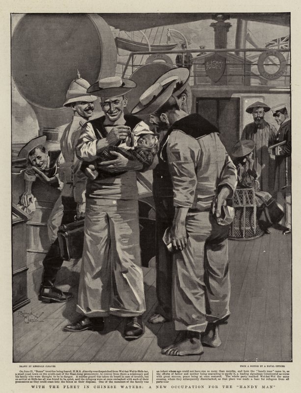 With the Fleet in Chinese Waters, A New Occupation for the Handy Man by Reginald Thomas Cleaver