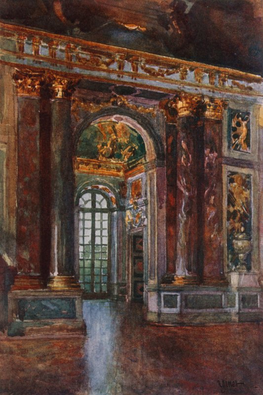 Archway in Galerie des Glaces, Versailles by Rene Binet
