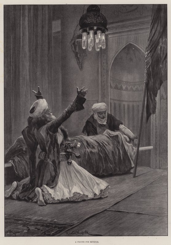 A Prayer for Revenge by Richard Caton Woodville junior