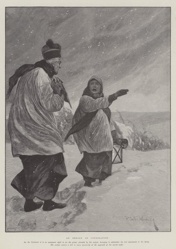 An Errand of Consolation by Richard Caton Woodville junior