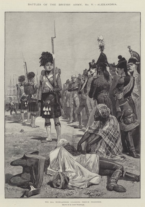 Battles of the British Army, Alexandria by Richard Caton Woodville junior
