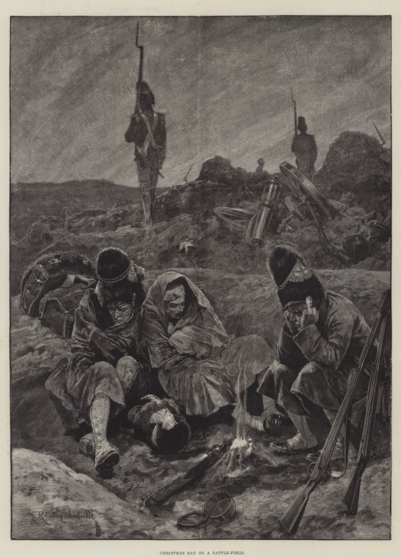 Christmas Day on a Battle-Field by Richard Caton Woodville junior