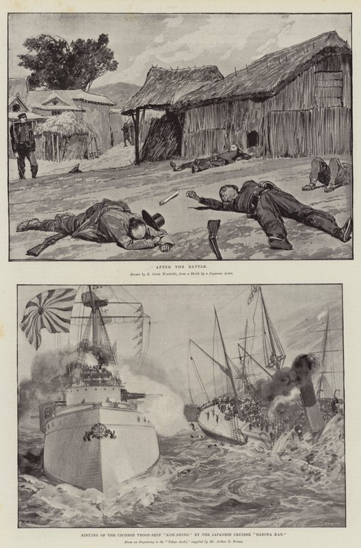 First Sino-Japanese War by Richard Caton Woodville junior