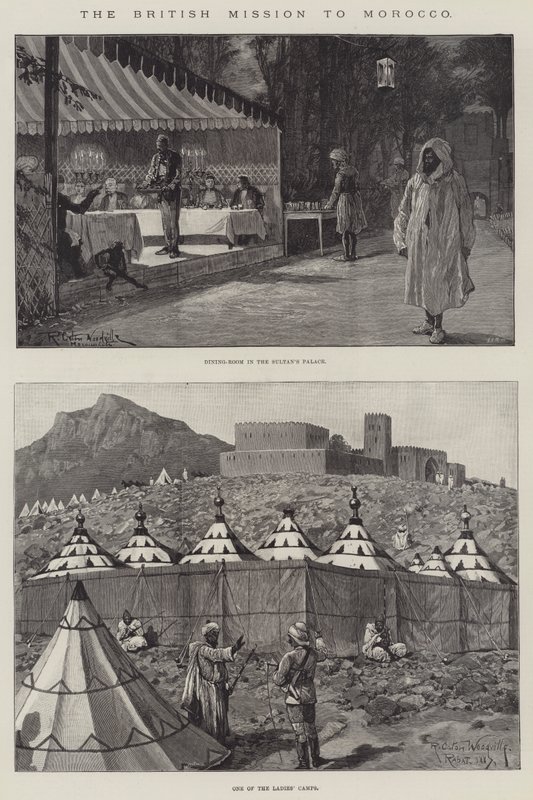 The British Mission to Morocco by Richard Caton Woodville junior