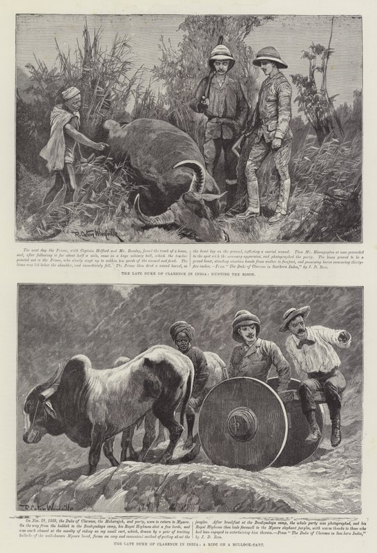The Duke of Clarence in India by Richard Caton Woodville junior