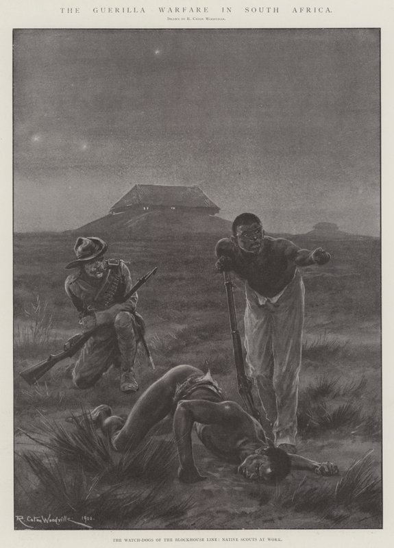 The Guerilla Warfare in South Africa by Richard Caton Woodville junior