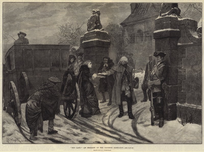 Too Late! an Incident of the Jacobite Rebellion by Richard Caton Woodville junior