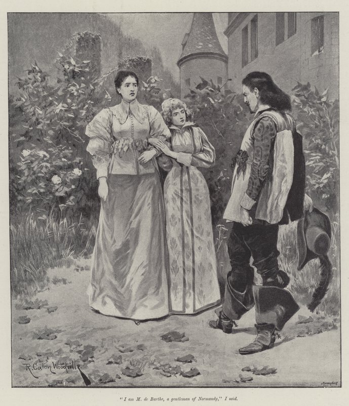 Under the Red Robe, by Stanley J Weyman by Richard Caton Woodville junior