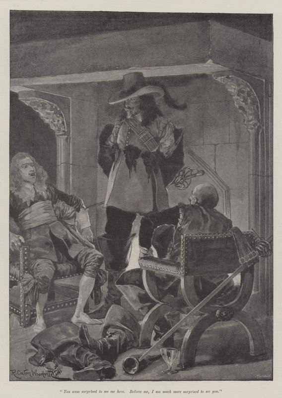 Under the Red Robe, by Stanley J Weyman by Richard Caton Woodville junior