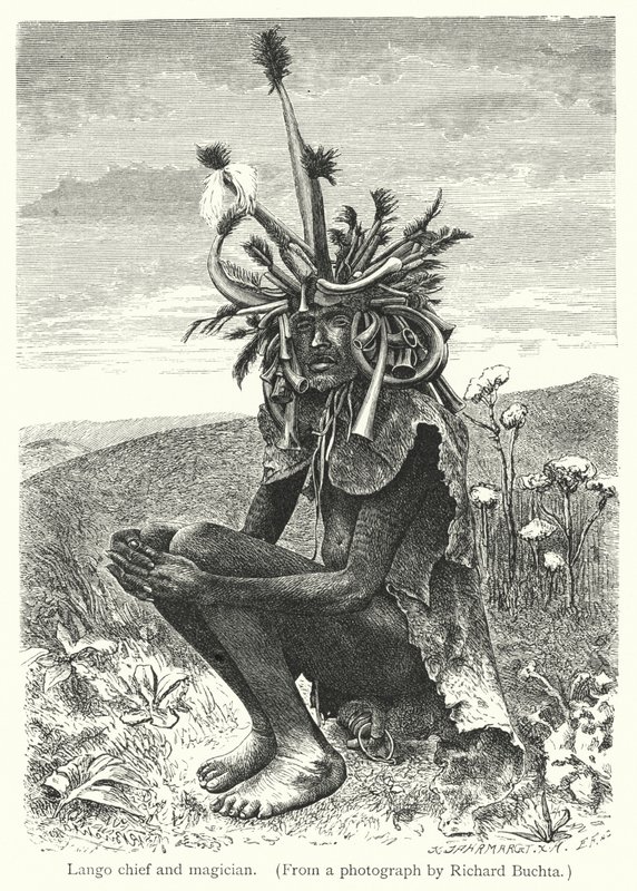 Lango chief and magician by Richard (after) Buchta