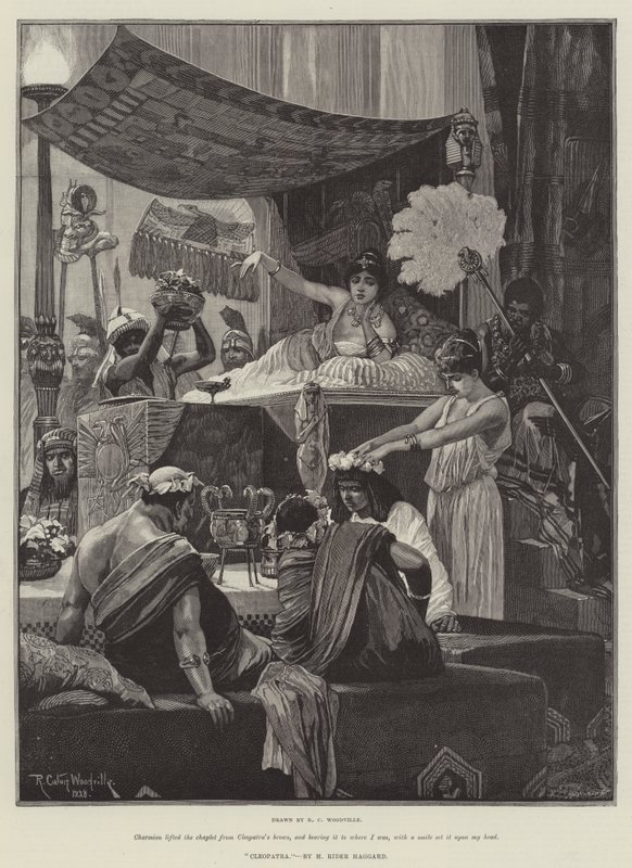 Cleopatra by Richard Caton Woodville junior