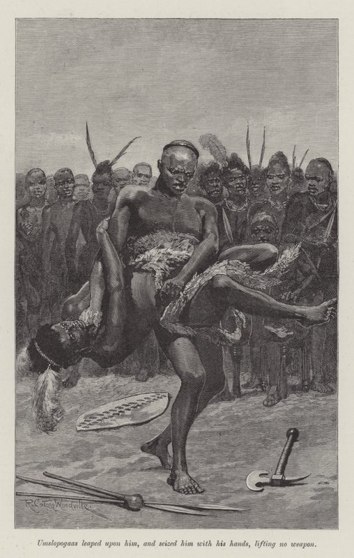 Nada the Lily by H Rider Haggard by Richard Caton Woodville junior