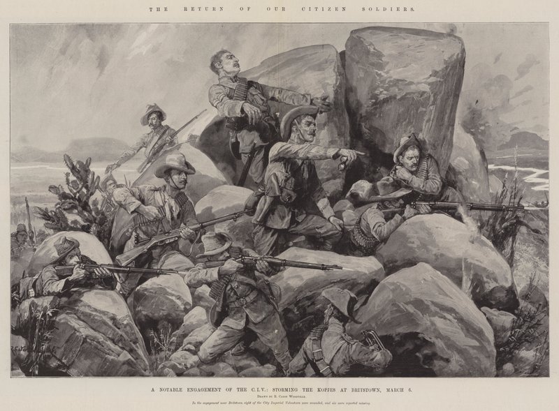 The Return of Our Citizen Soldiers by Richard Caton Woodville junior