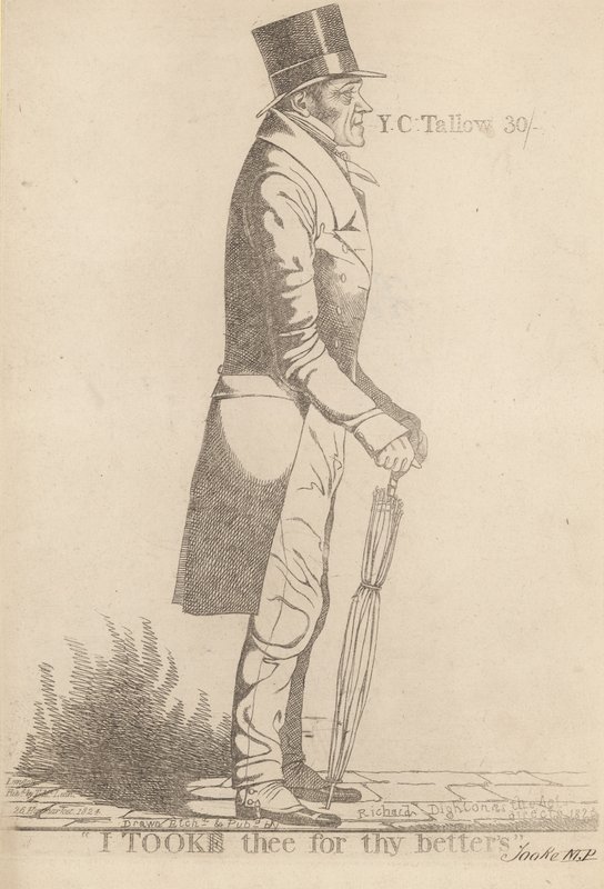 Thomas Tooke; I Tooke thee for thy betters by Richard Dighton