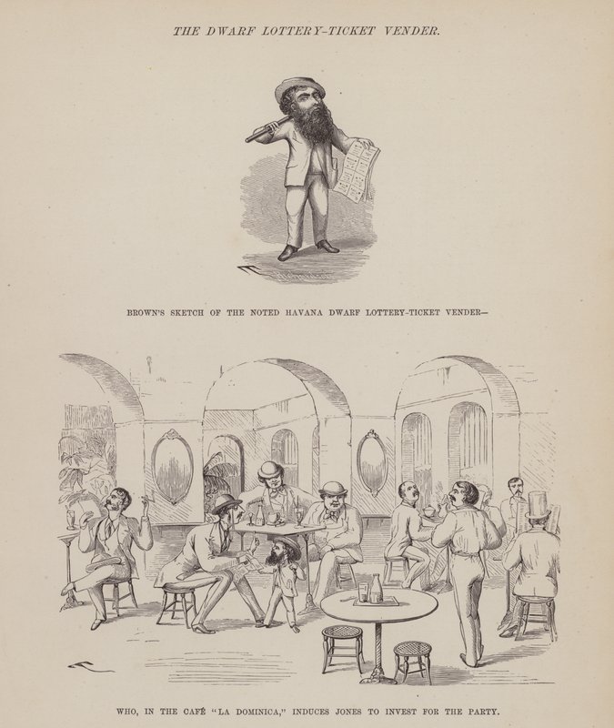 Page from The American Tour of Messrs Brown, Jones and Robinson by Richard Doyle